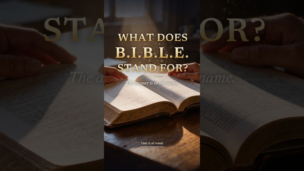 Video thumbnail: What Does B.I.B.L.E. Stand For? 📖 #Shorts
