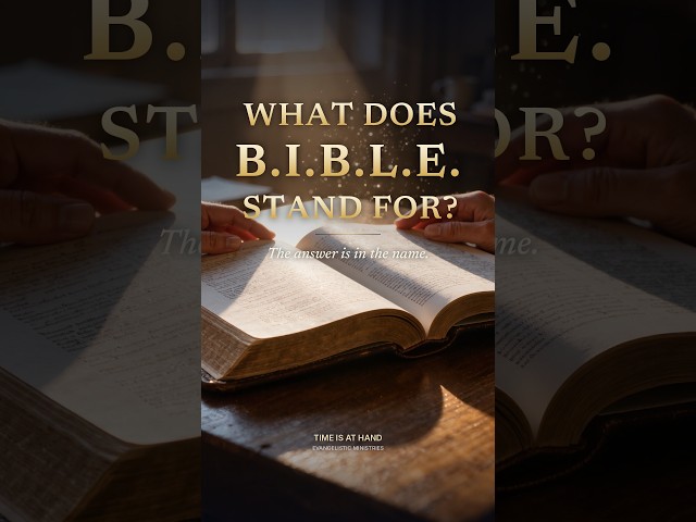 Video thumbnail — What Does B.I.B.L.E. Stand For? 📖 #Shorts