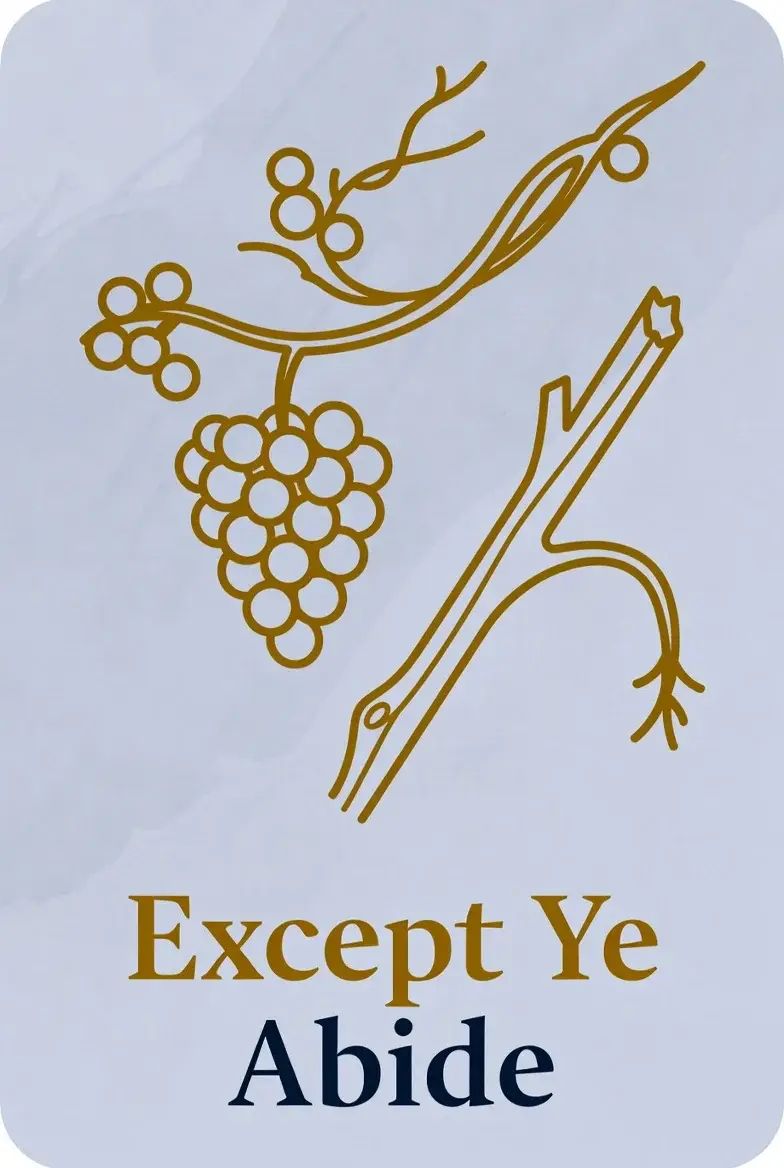 Except Ye Abide – John 15:4