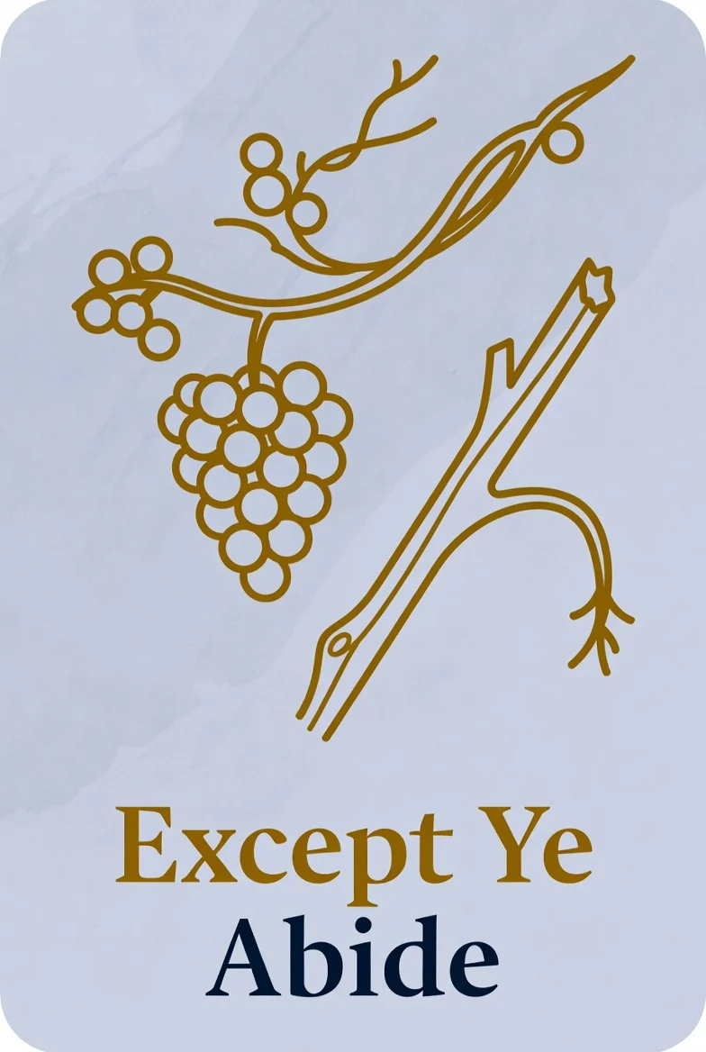 Except Ye Abide – John 15:4
