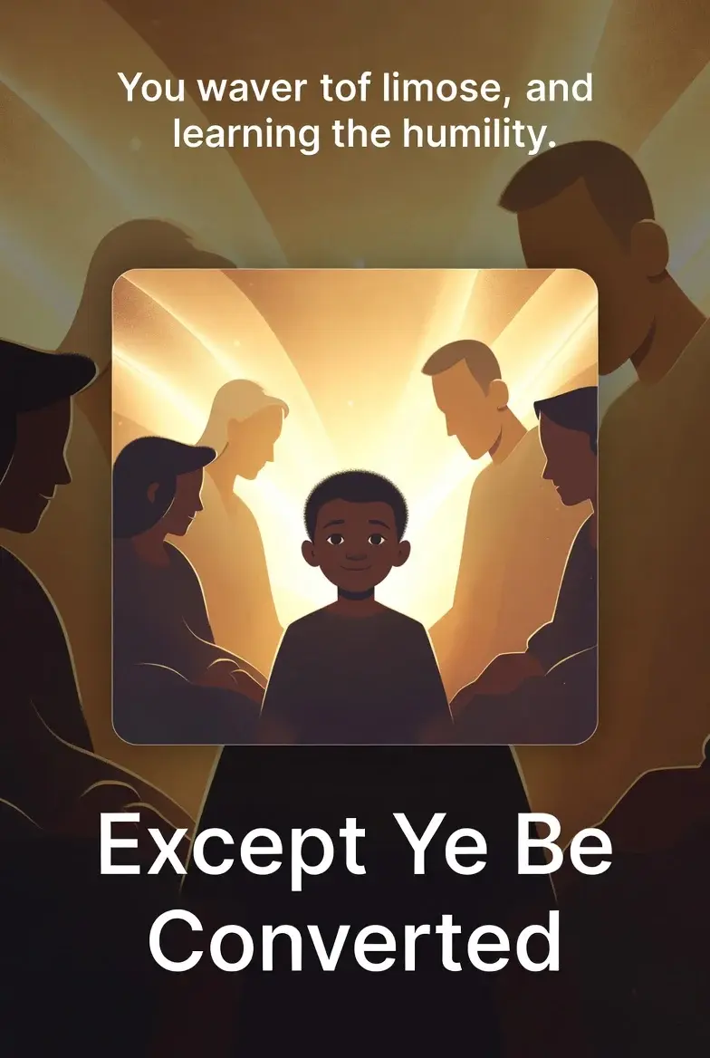 Except Ye Be Converted – Matthew 18:3