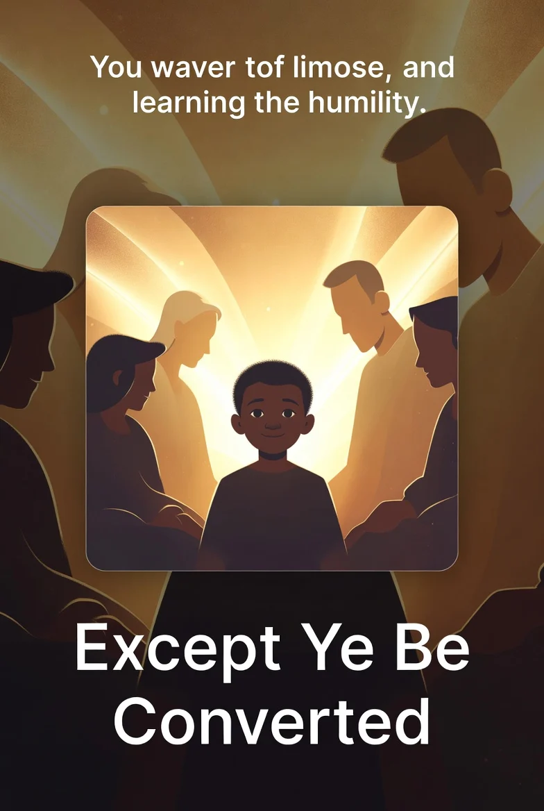 Except Ye Be Converted – Matthew 18:3