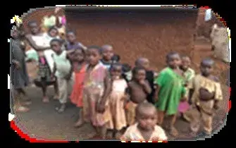 A group of schoolchildren supported by the ministry