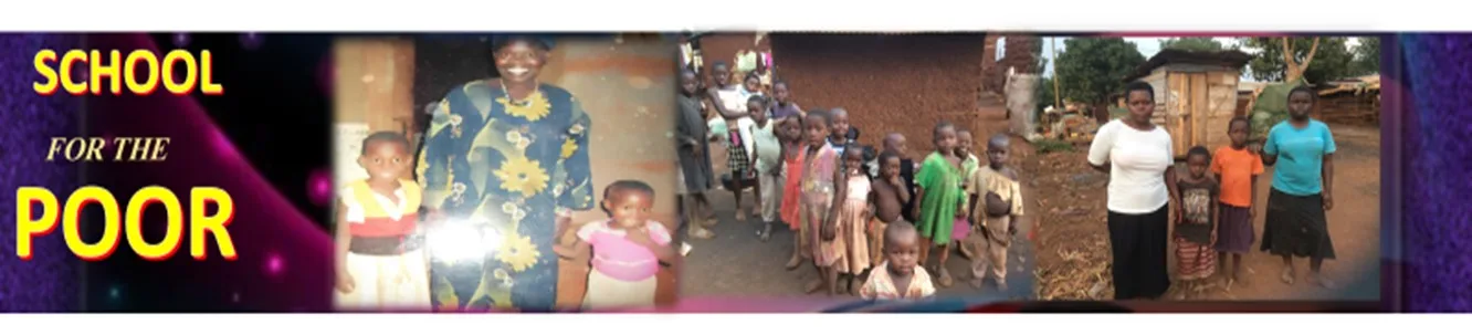 Children with new school bags and supplies provided by the ministry