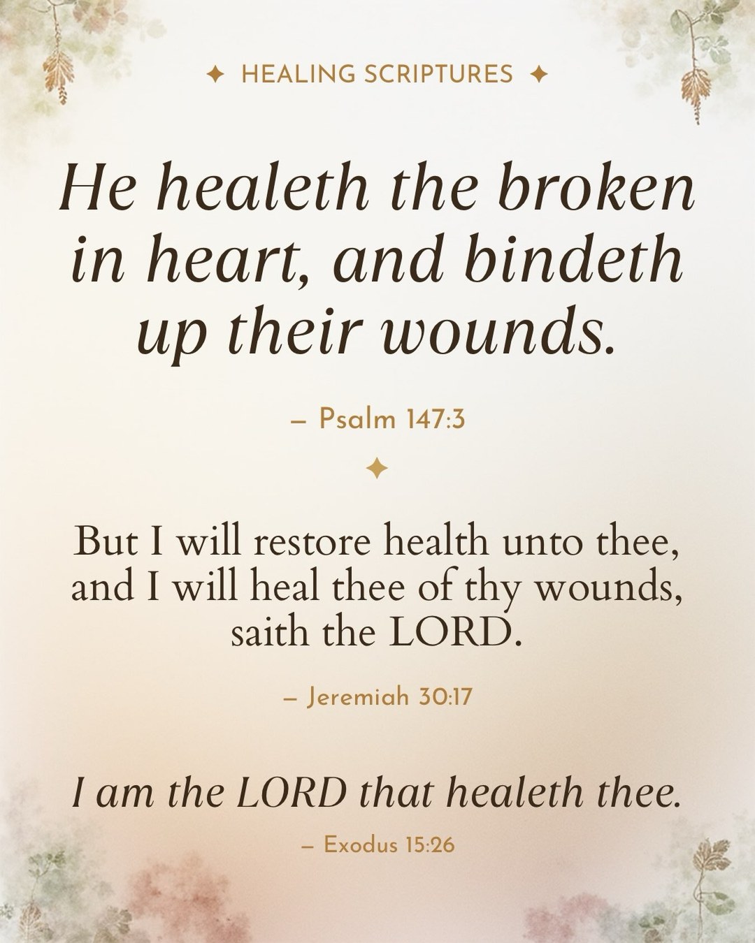Are any of you in need of healing? Do any of you suffer from an ailment? Come, let us reason together before the Lord. Send a prayer request and a member of the